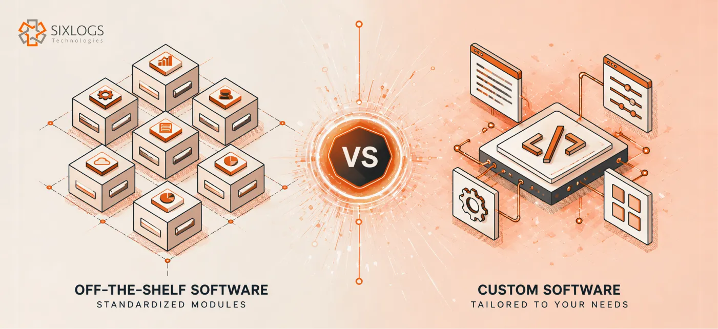Comparison of custom software and off-the-shelf software